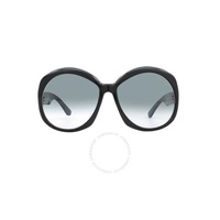 톰포드 Tom Ford Annabelle Smoke Gradient Oversized Ladies Sunglasses FT1010 01B 62