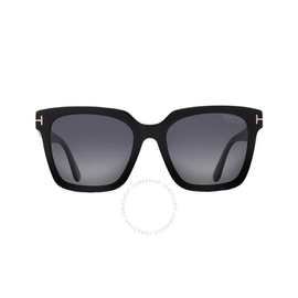 톰포드 Tom Ford Selby Polarized Smoke Square Ladies Sunglasses FT0952 01D 55