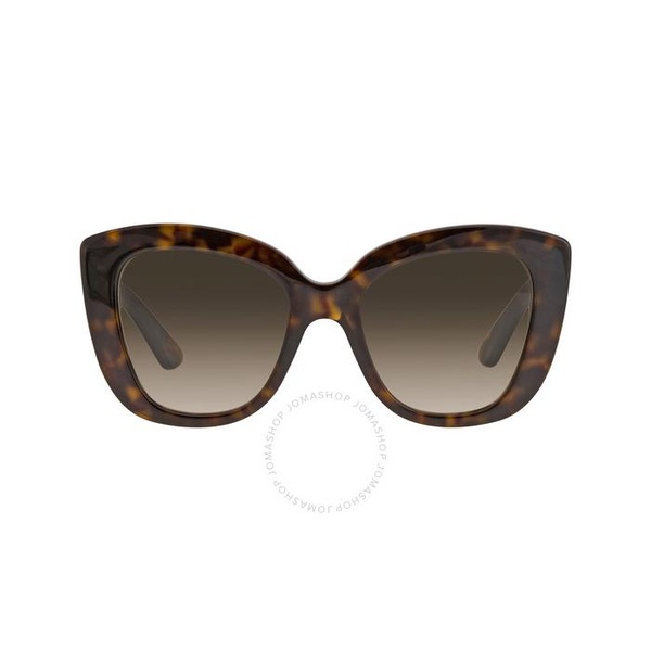 구찌 구찌 Gucci Light Brown Butterfly Ladies Sunglasses GG0327S 002 52