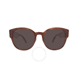 구찌 Gucci Brown Oval Ladies Sunglasses GG1304SK 004 56