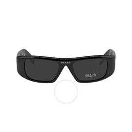 Prada Grey Rectangular Ladies Sunglasses PR 20WS 1AB5S0 49