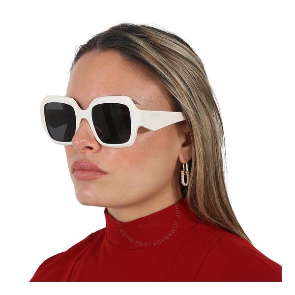 프라다 Prada Dark Grey Sport Ladies Sunglasses PR 28ZS 17K08Z 53