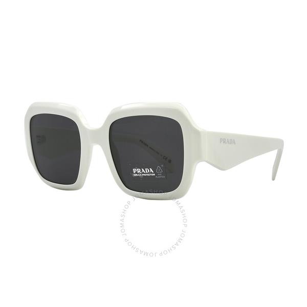 프라다 Prada Dark Grey Sport Ladies Sunglasses PR 28ZS 17K08Z 53