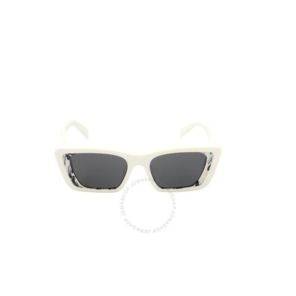 프라다 Prada Dark Grey Butterfly Ladies Sunglasses PR 08YSF 02V5S0 51