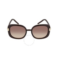 Prada Brown Gradient Gray Square Ladies Sunglasses PR 04WS 05M3D0 53
