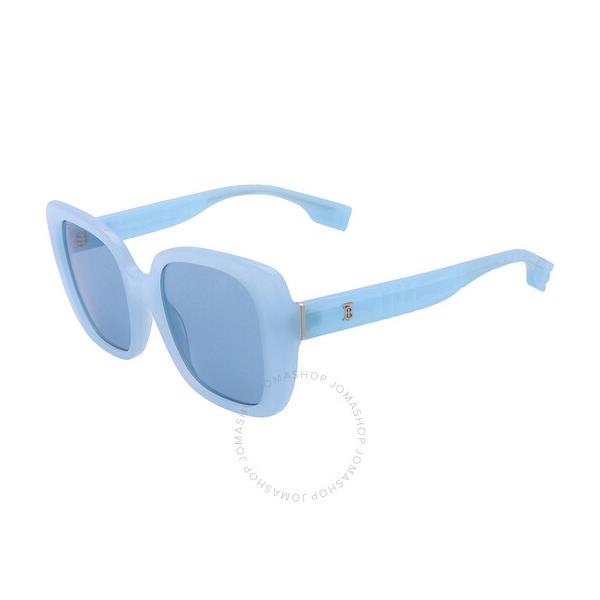 버버리 버버리 Burberry Helena Blue Square Ladies Sunglasses BE4371 408680 52
