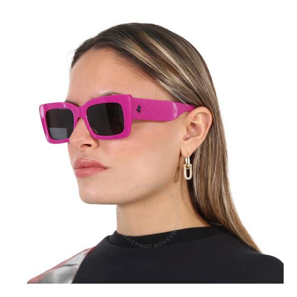  지미 추 Jimmy Choo Grey Rectangular Ladies Sunglasses VITA/S 0MU1/IR 54
