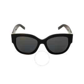 생로랑 Saint Laurent Grey Round Ladies Sunglasses SL M95/F 005 56