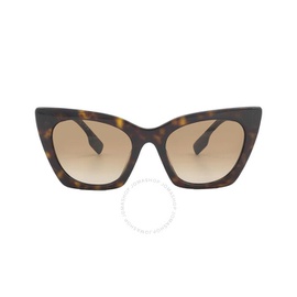 버버리 Burberry Marianne Brown Gradient Cat Eye Ladies Sunglasses BE4372U 300213 52