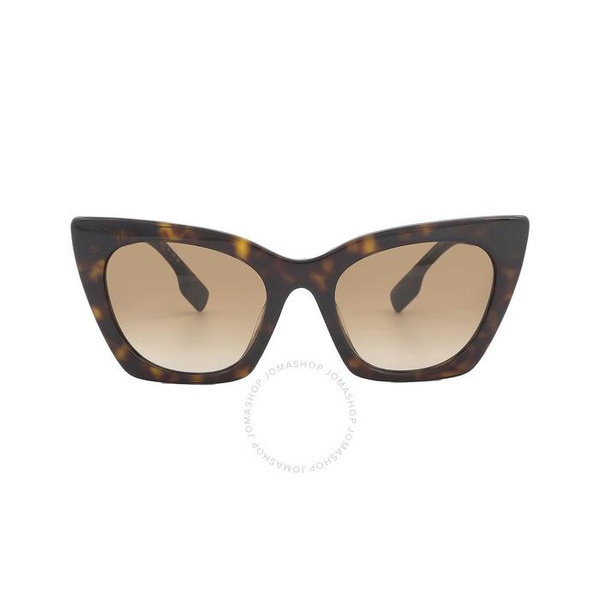 버버리 버버리 Burberry Marianne Brown Gradient Cat Eye Ladies Sunglasses BE4372U 300213 52