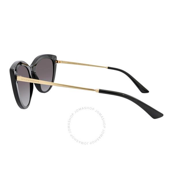 돌체앤가바나 돌체앤가바나 Dolce & Gabbana Gray Gradient Cat Eye Ladies Sunglasses DG4408 501/8G 54
