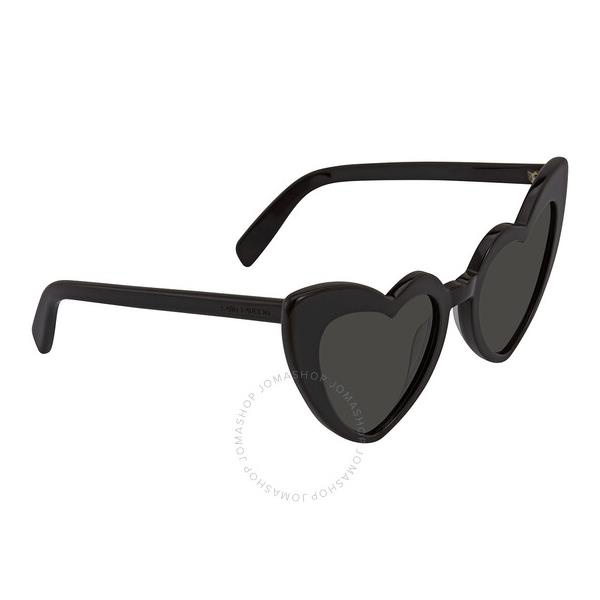 생로랑 생로랑 Saint Laurent Grey Heart Ladies Sunglasses SL 181 LOULOU 001 54