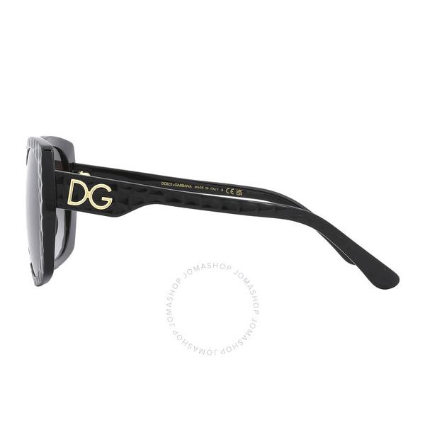 돌체앤가바나 돌체앤가바나 Dolce & Gabbana Grey Gradient Butterfly Ladies Sunglasses DG4385F 32888G 58