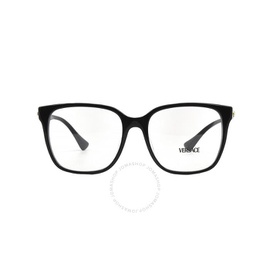 베르사체 Versace Demo Square Ladies Eyeglasses VE3332D GB1 55