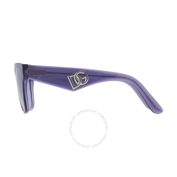 돌체앤가바나 돌체앤가바나 Dolce & Gabbana Violet Butterfly Ladies Sunglasses DG4437 34071A 51