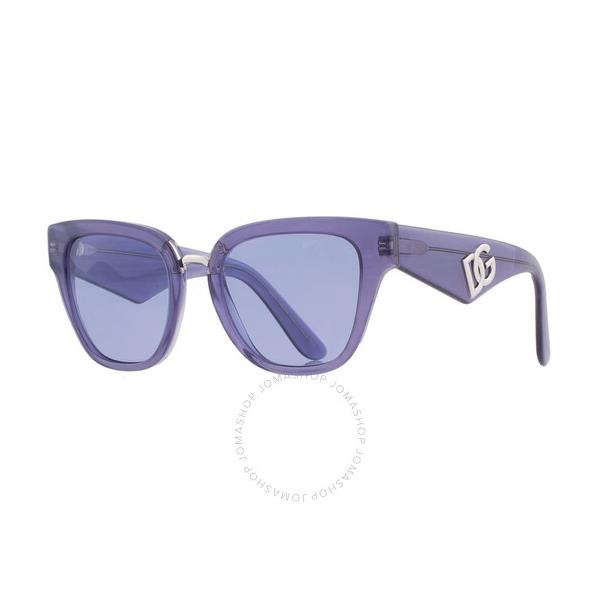 돌체앤가바나 돌체앤가바나 Dolce & Gabbana Violet Butterfly Ladies Sunglasses DG4437 34071A 51