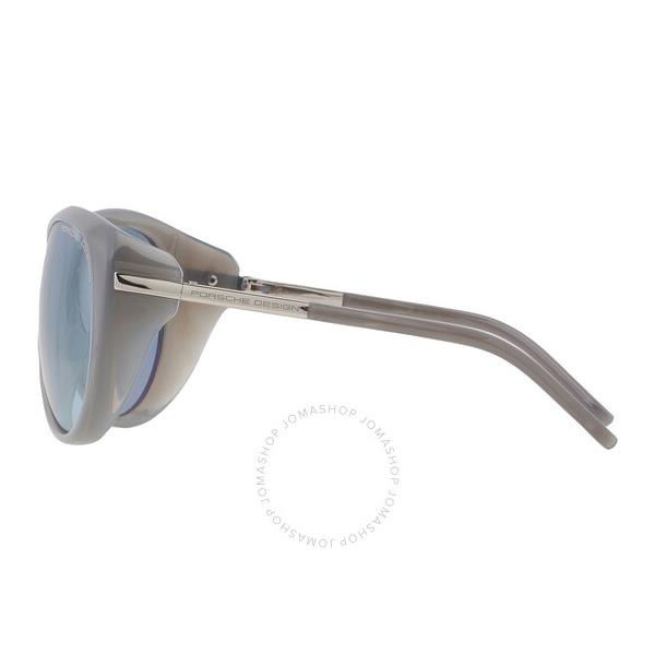 Porsche Design Blue Oval Ladies Sunglasses P8602 D 64