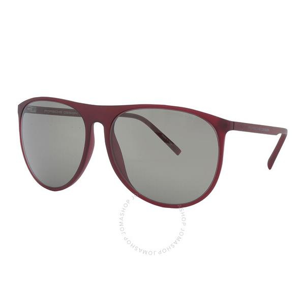  Porsche Design Grey Oval Ladies Sunglasses P8596 C 58