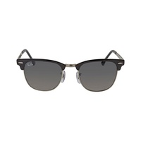 레이밴 Ray-Ban Clubmaster Metal Grey Gradient Square Mens Sunglasses RB3716 900471 51