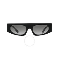 돌체앤가바나 Dolce & Gabbana Grey Gradient Browline Ladies Sunglasses DG4411 33898G 54