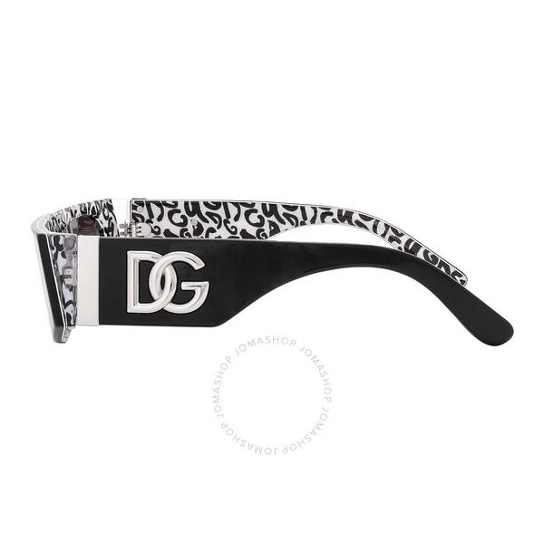 돌체앤가바나 돌체앤가바나 Dolce & Gabbana Grey Gradient Browline Ladies Sunglasses DG4411 33898G 54