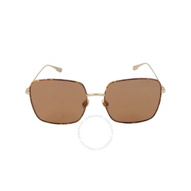 디올 Dior Brown Square Ladies Sunglasses STELLAIRE1 006J/2M 59