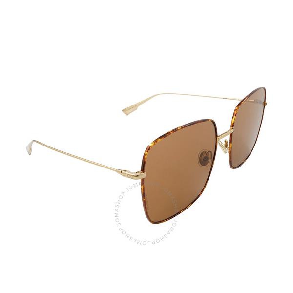  디올 Dior Brown Square Ladies Sunglasses STELLAIRE1 006J/2M 59