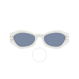 Blue Geometric Ladies Sunglasses 디올 DIORSIGNATURE B1U 50B0 55