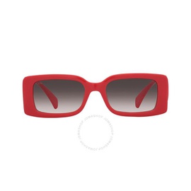 구찌 Gucci Brown Gradient Rectangular Ladies Sunglasses GG1325S 005 54