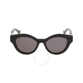 구찌 Gucci Grey Cat Eye Ladies Sunglasses GG0957S 002 51