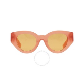 버버리 Burberry Meadow Orange Cat Eye Ladies Sunglasses BE4390F 4068/7 47