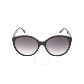 펜디 Fendi Gradient Smoke Cat Eye Ladies Sunglasses FE40029U 01B 59