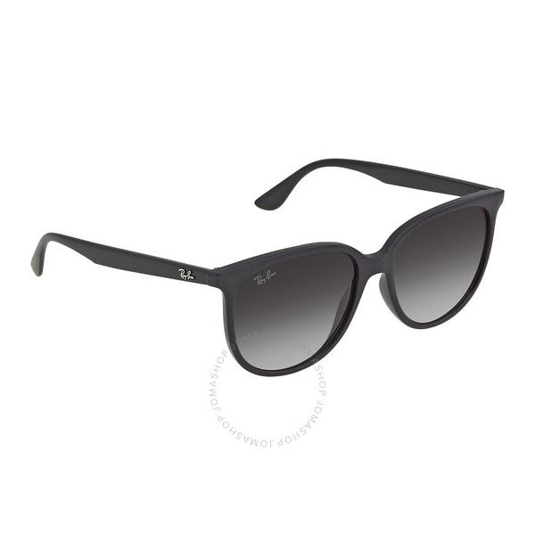  레이밴 Ray-Ban Gray Gradient Square Ladies Sunglasses RB4378 601/8G 54