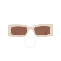 구찌 Gucci Brown Rectangular Ladies Sunglasses GG1425S 004 53