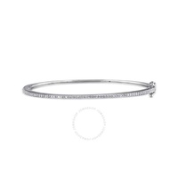 A모우 MOUR 1/4 CT TW Diamond Bangle In Sterling Silver JMS003008