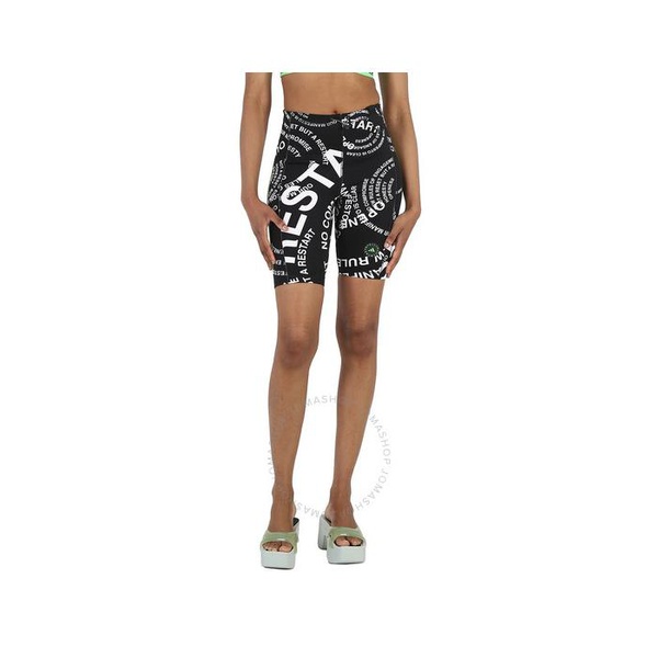 아디다스 아디다스 바이 스텔라 맥카트니 Adidas By 스텔라 맥카트니 Stella Mccartney Ladies Truecasuals Scuba Shorts HR4402-WHITE/BLACK