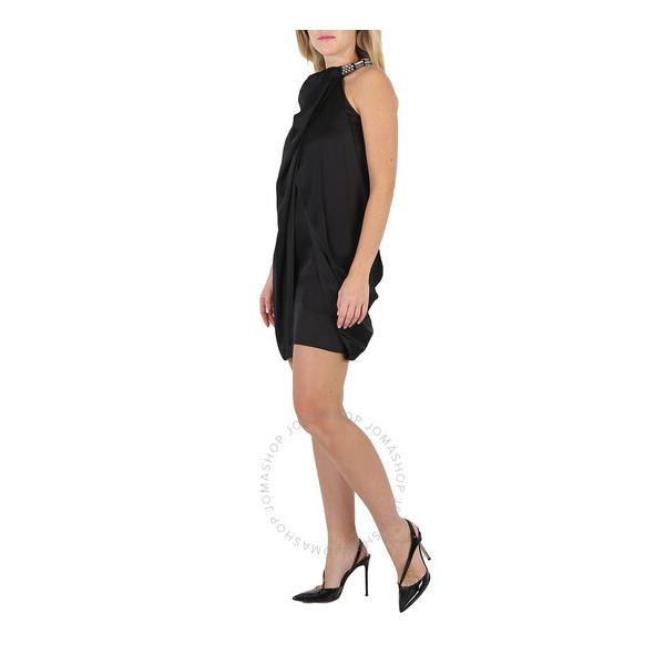 스텔라 맥카트니 스텔라 맥카트니 Stella Mccartney Black Crystal-Choker Detail Mini Dress 6A0130 3AU309-1000