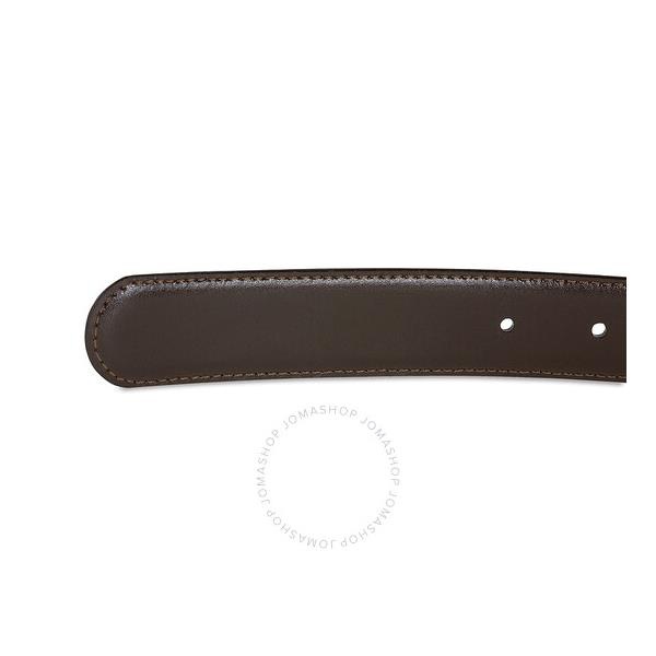  몽블랑 Reversible Black/Brown Leather Belt 128135