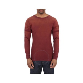 메종마르지엘라 Maison Margiela Burgundy Four-Stitch Detail Sweatshirt S50GC0662S23986248