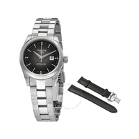 Tissot T-My Lady Automatic Diamond Anthracite Dial Ladies Watch T132.007.11.066.00