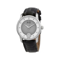 Mido Baroncelli Automatic Diamond Silver Dial Ladies Watch M0072071603601