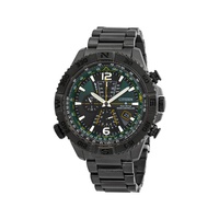 Citizen Promaster Navihawk A-T Perpetual World Time Chronograph GMT Green Dial Mens Watch AT8227-56X