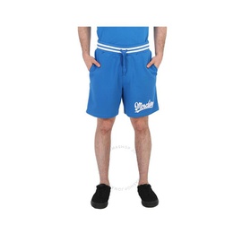 모스키노 Moschino Blue Logo Varsity Fleece Shorts A0363-7028-1298