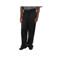 발렌시아가 Balenciaga Mens Black 5-Pocket Fluid Tailored Trousers 675404 TJO39 1000