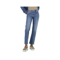 스텔라 맥카트니 Stella Mccartney Rhinestone-Embellished Straight Leg Denim Jeans 6D0029 3SOH95-4480