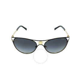 베르사체 Versace Polarized Grey Gradient Cat Eye Ladies Sunglasses VE2237 1433T3 57