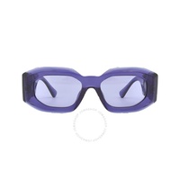 베르사체 Versace Violet Irregular Mens Sunglasses VE4425U 54191A 54