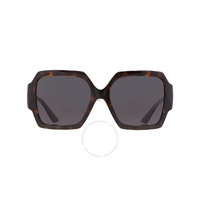 베르사체 Versace Dark Grey Square Ladies Sunglasses VE4453 108/87 56