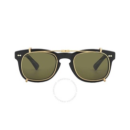 구찌 Gucci Yellow With Green Clip On Sport Unisex Sunglasses GG0182S 008 49