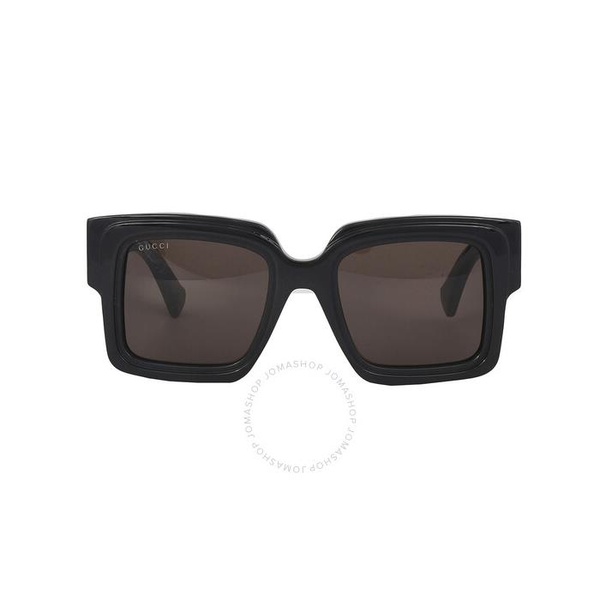 구찌 구찌 Gucci Brown Rectangular Ladies Sunglasses GG1307S 001 51